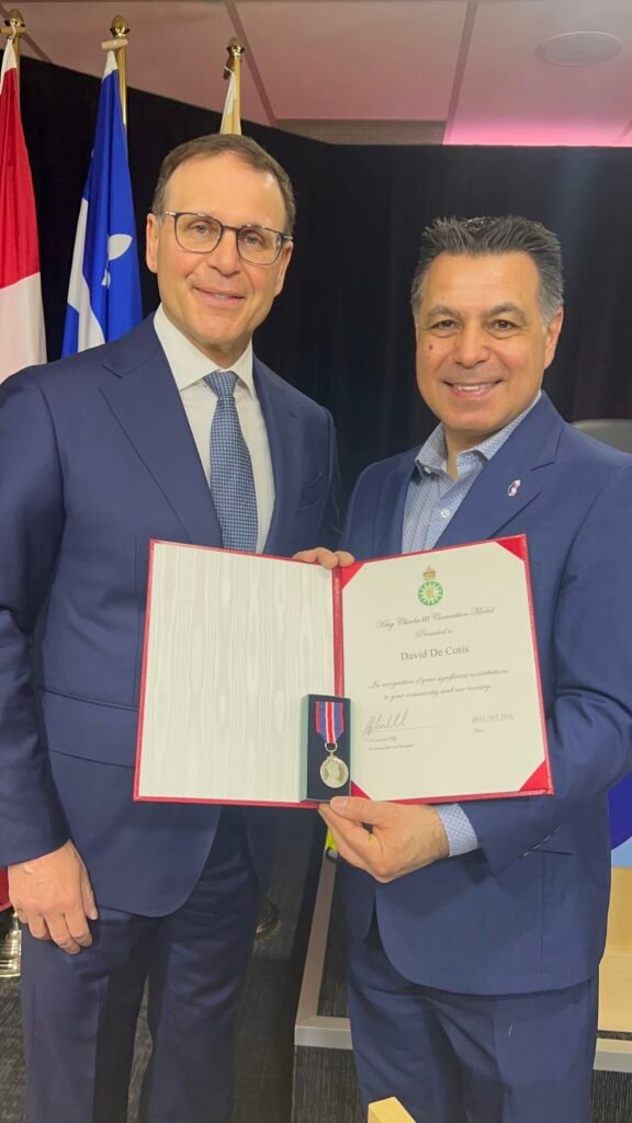 David De Cotis Medal - Laval Weekly