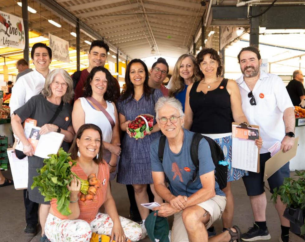 Québec solidaire candidates and volunteers from Laval gathered around Ruba Ghazal - Laval Weekly